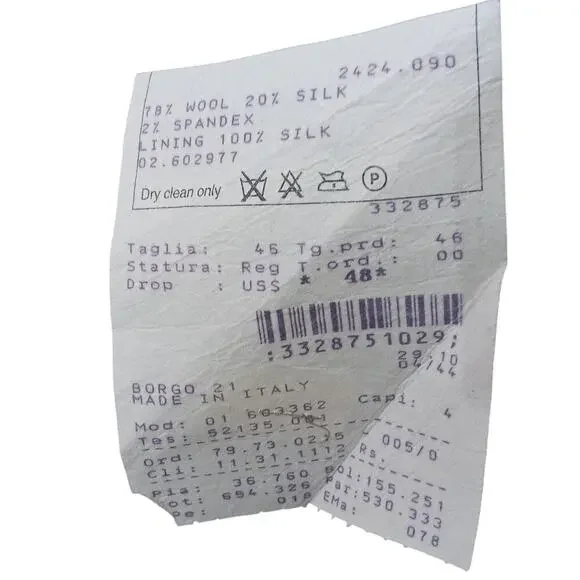 Giorgio Armani Gray Wool Silk Blend Jacket Blazer Size 46 (US 12) Made in Italy - Picture 14 of 16